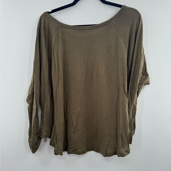 3For$20 Obay No89 Green Long-Sleeve Top Size Large - Picture 3 of 4